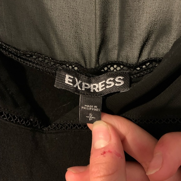 Express Sheer Black Top - Picture 6 of 6